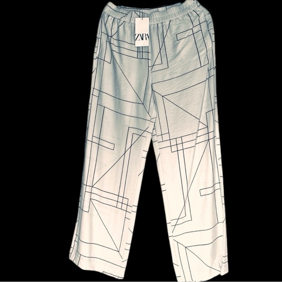 ZARA GEOMETRIC PRINT BLAZER - Picture 11 of 11